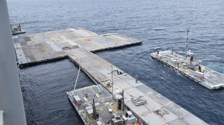 BEFORE AND AFTER: Photos show destruction of Biden’s $320M Gaza pier