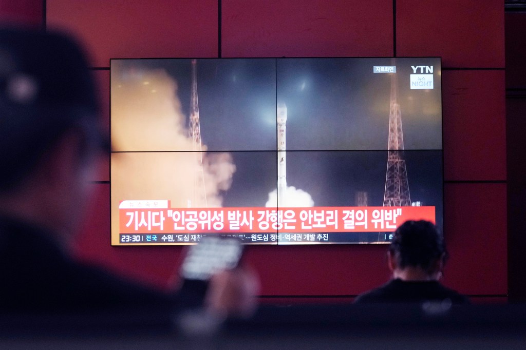 North Korean spy satellite explodes mid-air after launch