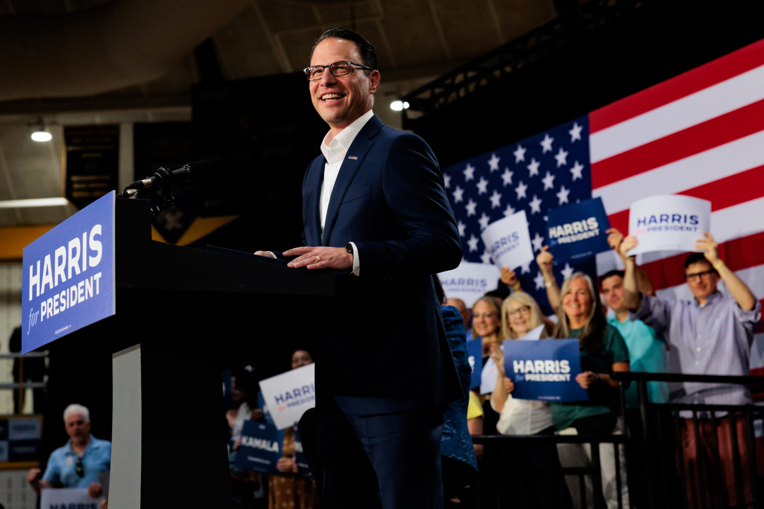 Josh Shapiro, Gretchen Whitmer stump for Kamala Harris in Pennsylvania: ‘Get s–t done’