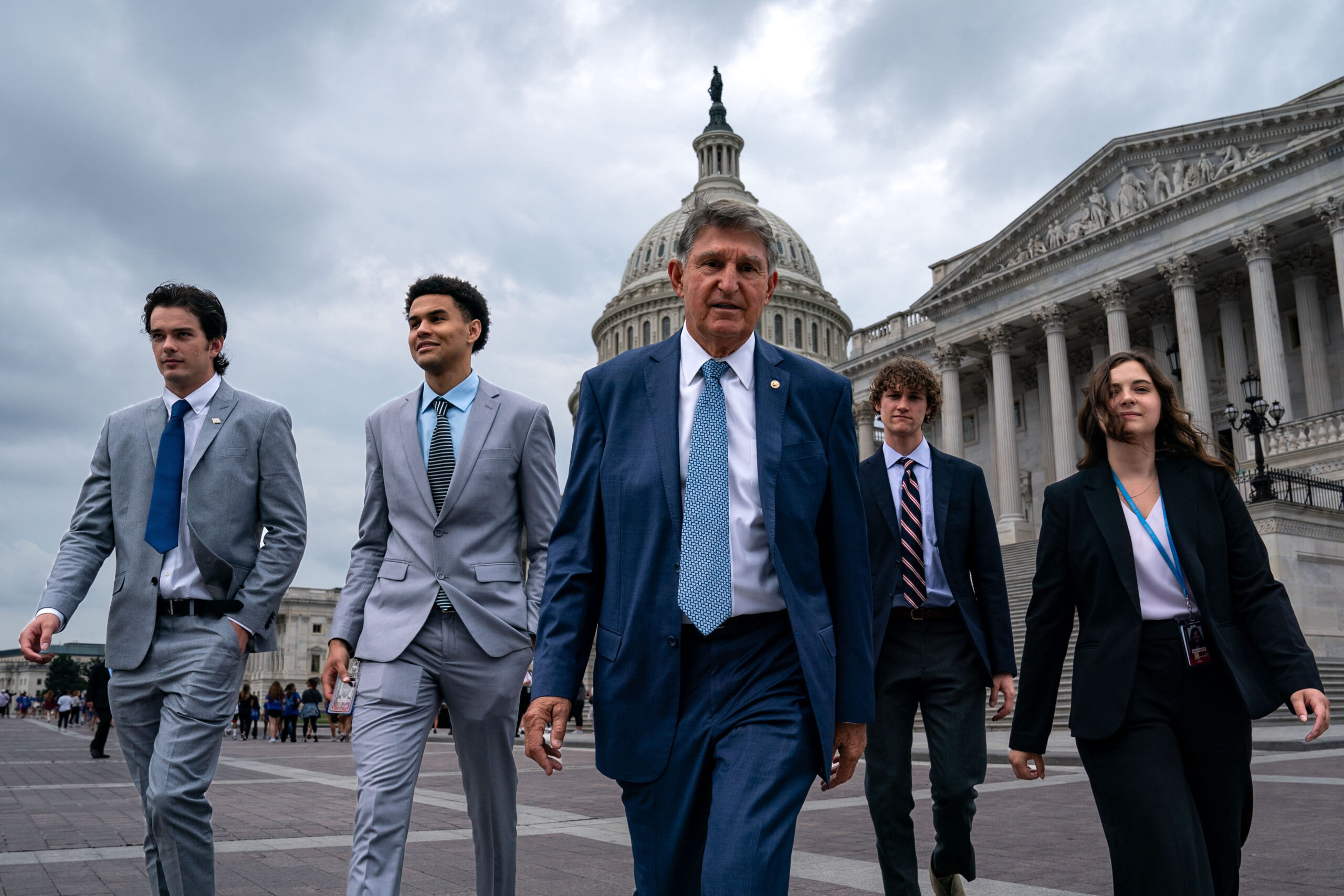 Joe Manchin joins four Democratic senators in calling for President Biden to drop out