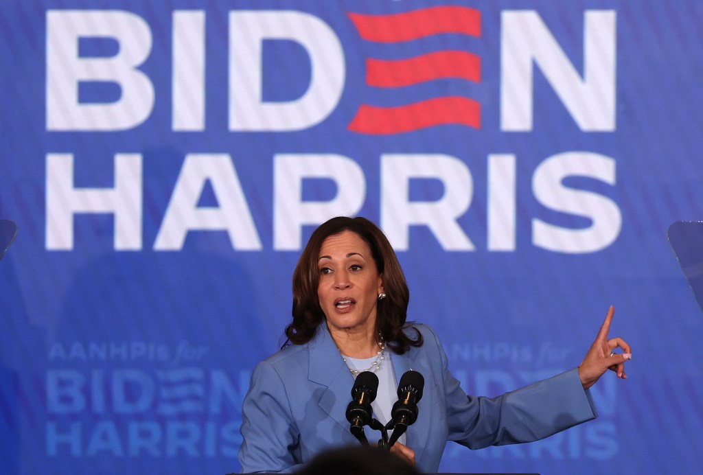 Kamala Harris avoids direct talk of Biden’s place on the ticket at Las Vegas rally: ‘Trump wants to turn our democracy into a dictatorship’