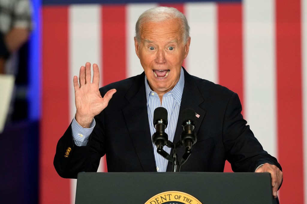 Defiant Biden vows ‘I’m the nominee’ but says wrong election year at Wisconsin rally