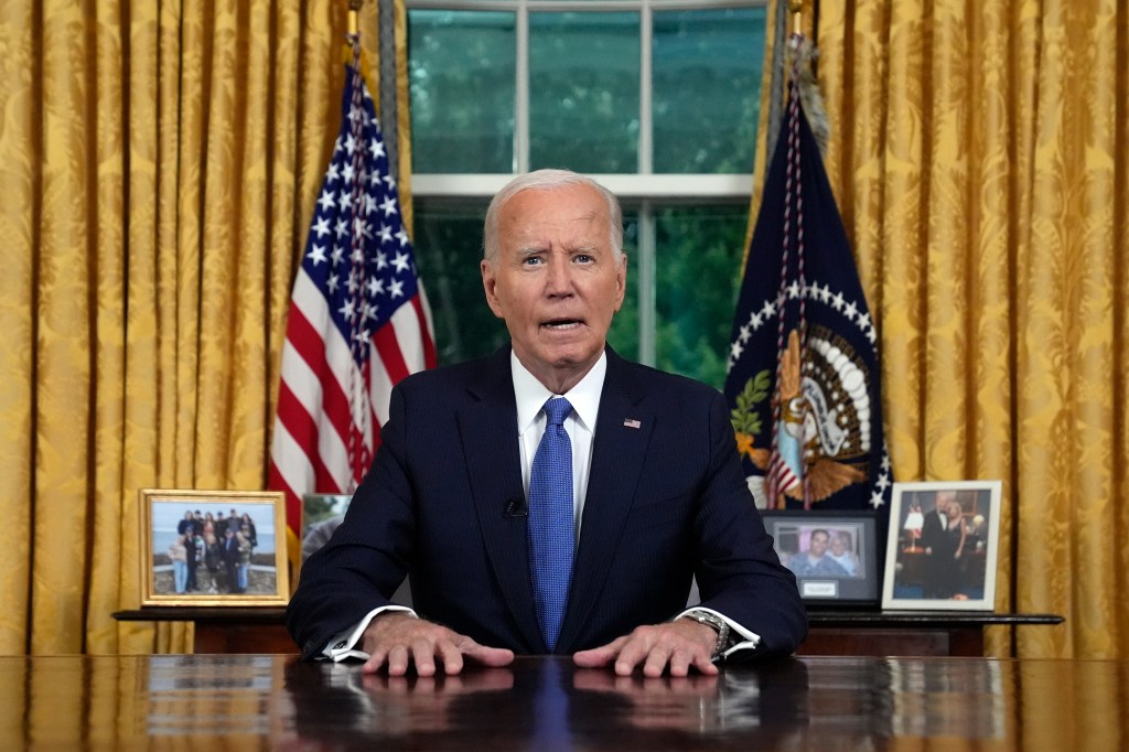 Biden decides to ‘pass the torch to new generation’ as he outlines plan to finish out term in first speech since dropping out