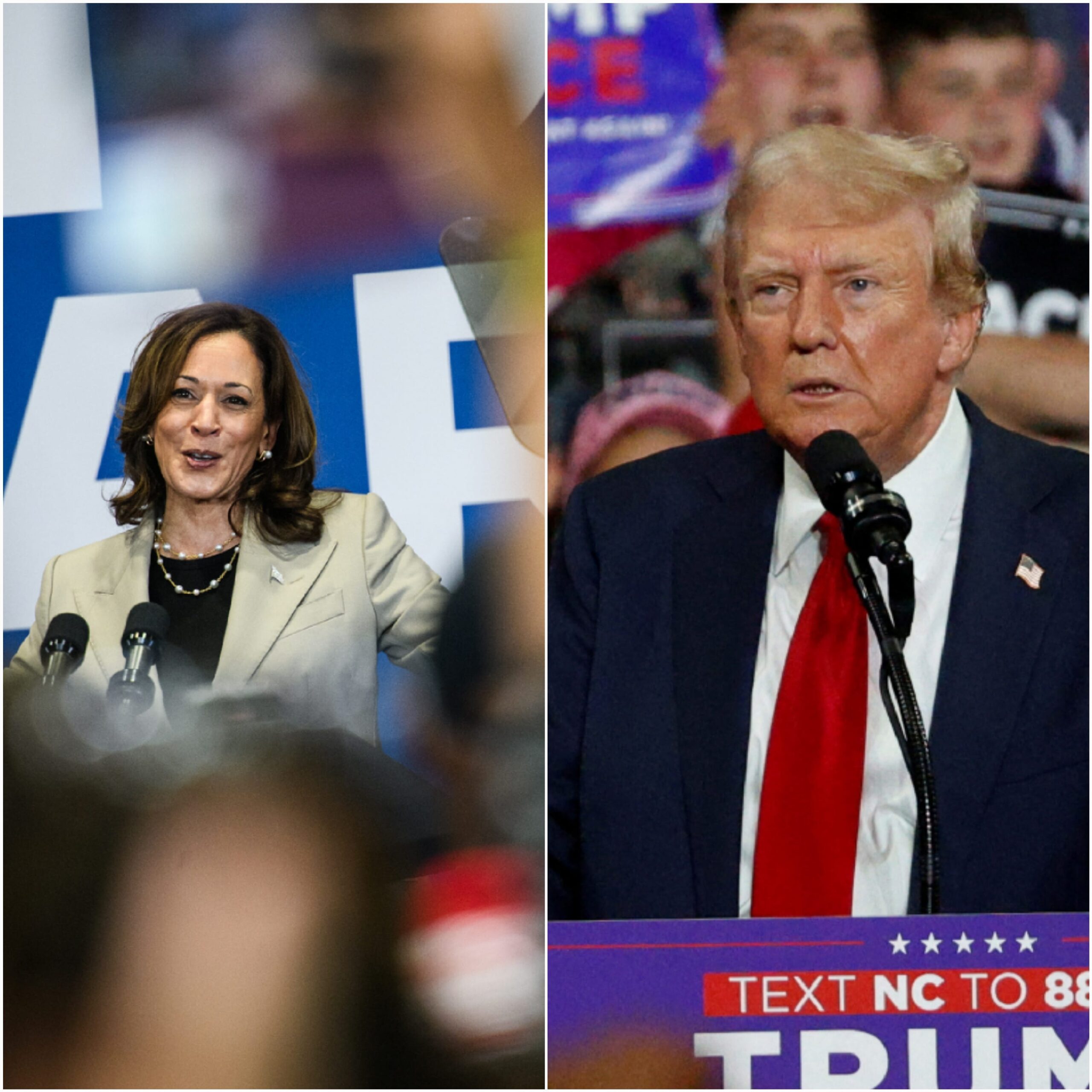 Kamala Harris tightening gap with Donald Trump as more national polls show presidential race within margin of error