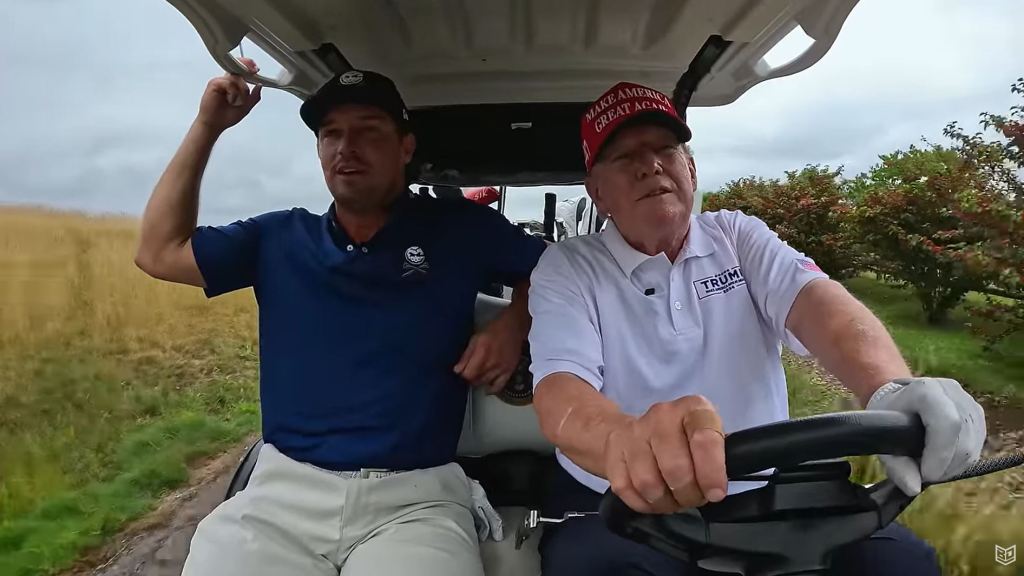 Bryson DeChambeau’s Donald Trump video is exploding on YouTube