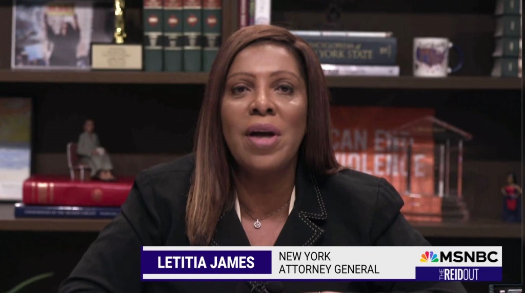 NY AG Letitia James admits her ‘singular focus’ is helping Kamala Harris beat Trump, who has accused her of leading witchhunt against him