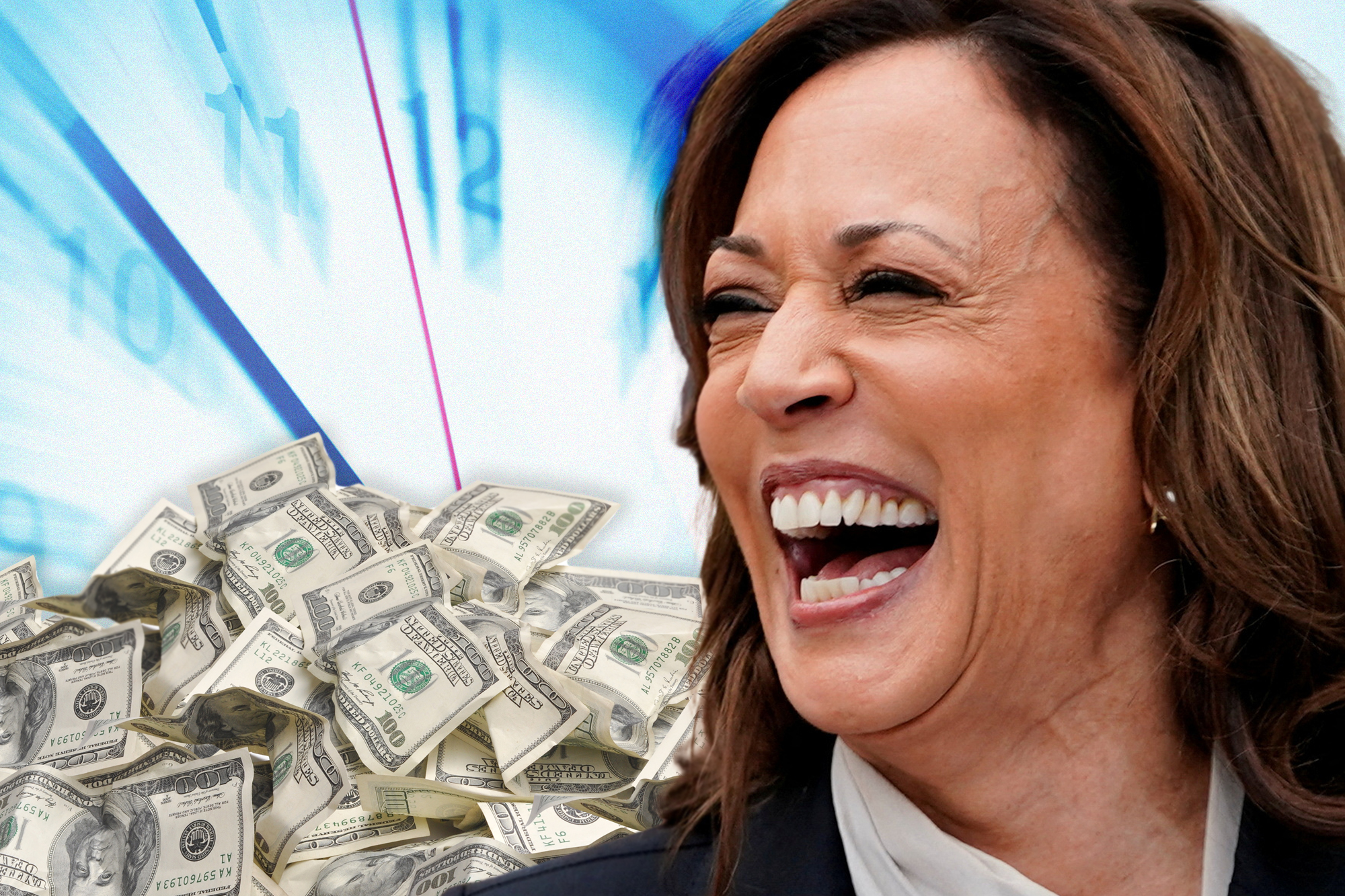 Kamala Harris campaign flooded with ‘record-breaking’ amount in donations