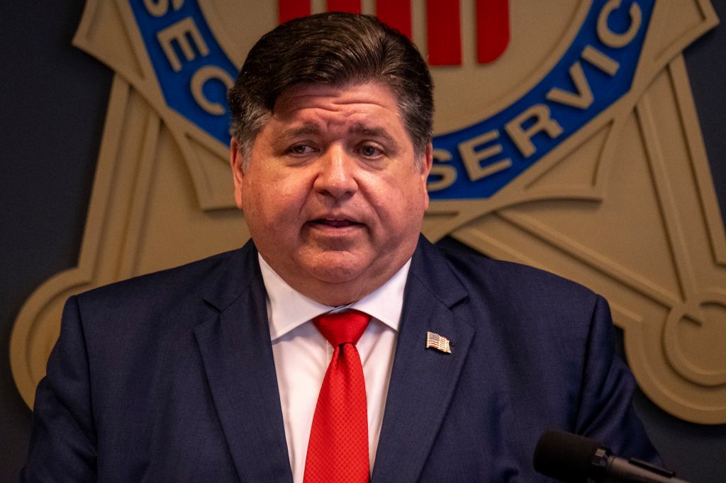 Illinois Gov. JB Pritzker clarifies if he’s being vetted as Kamala Harris’ running mate