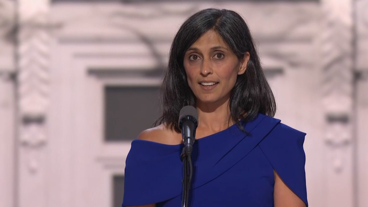 J.D. Vance’s wife Usha introduces him at RNC