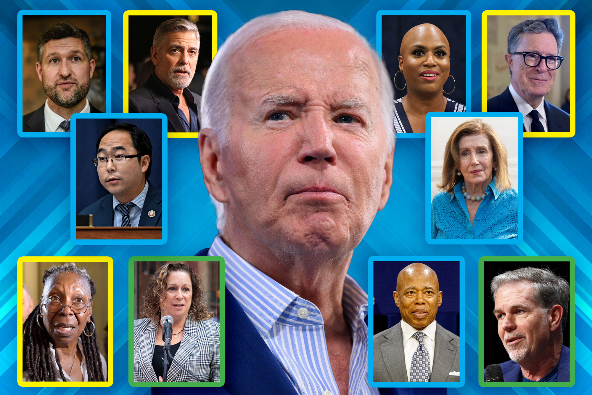 Where Democrats, donors and celebrities stand on Joe Biden’s campaign