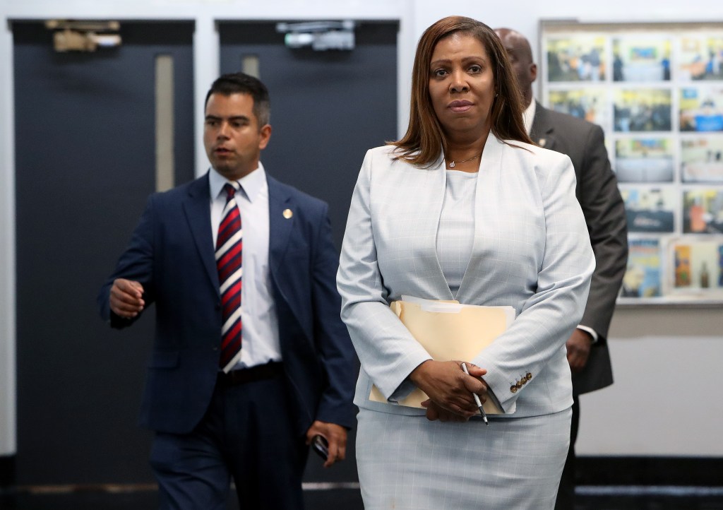 NY AG Letitia James’ fundraising pitch praises Kamala Harris — with no mention of Biden