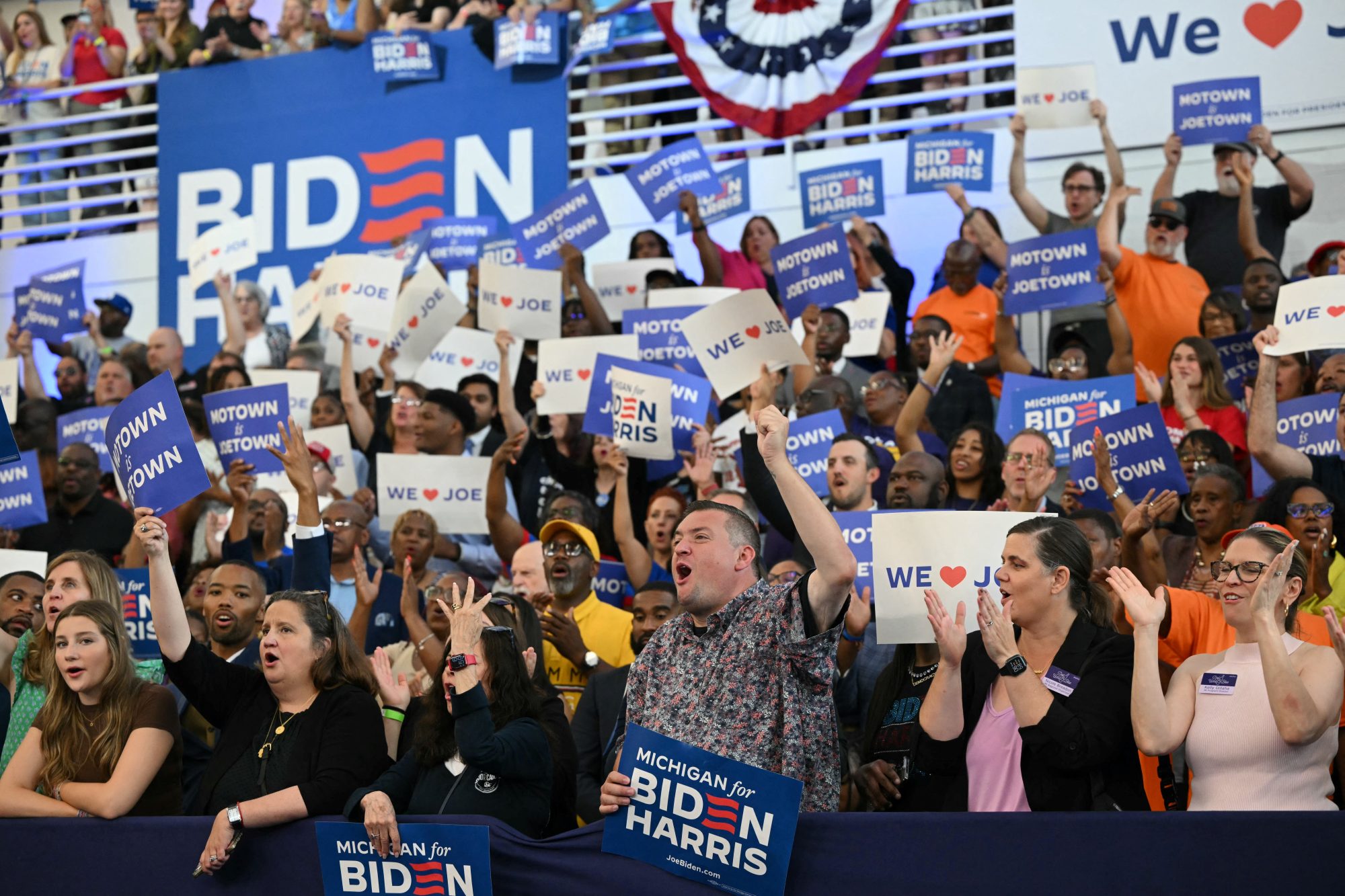 Biden insists that he’s ‘OK’ in Michigan — then flubs congresswoman’s name at rally