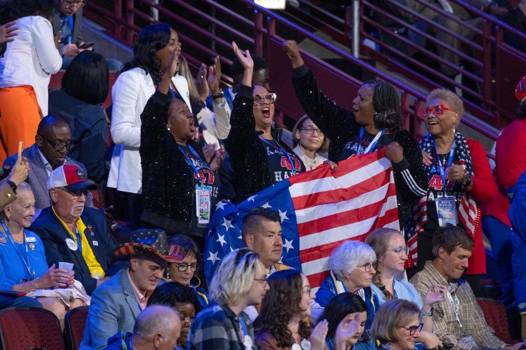 Dancing on his grave: Boomers boogie down at cringey DNC doo-wop party – one month after Biden’s ouster