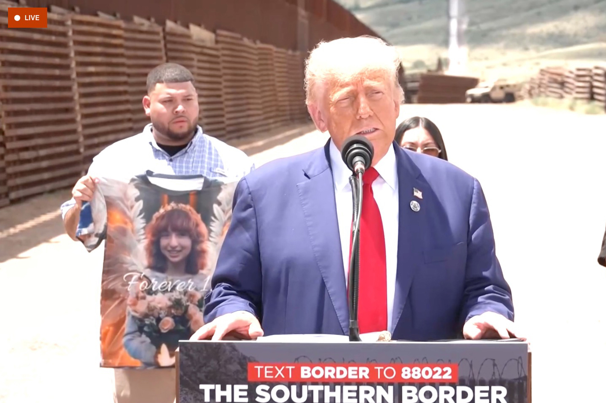 Trump vows to impose ‘tough new sentences’ on illegal migrant criminals – including death penalty for sex traffickers