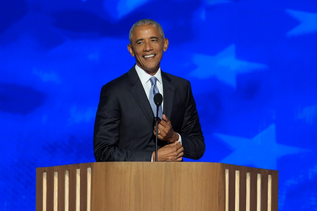 Barack Obama pays tribute to Biden at DNC just weeks after burying him — as Michelle Obama snubs the president