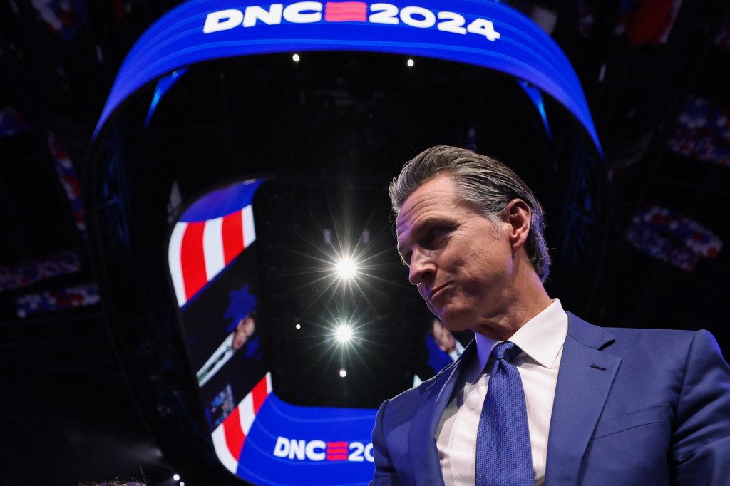 Gavin Newsom jokes about Kamala Harris landing nomination without primary, laughs he was ‘told’ to call it inclusive