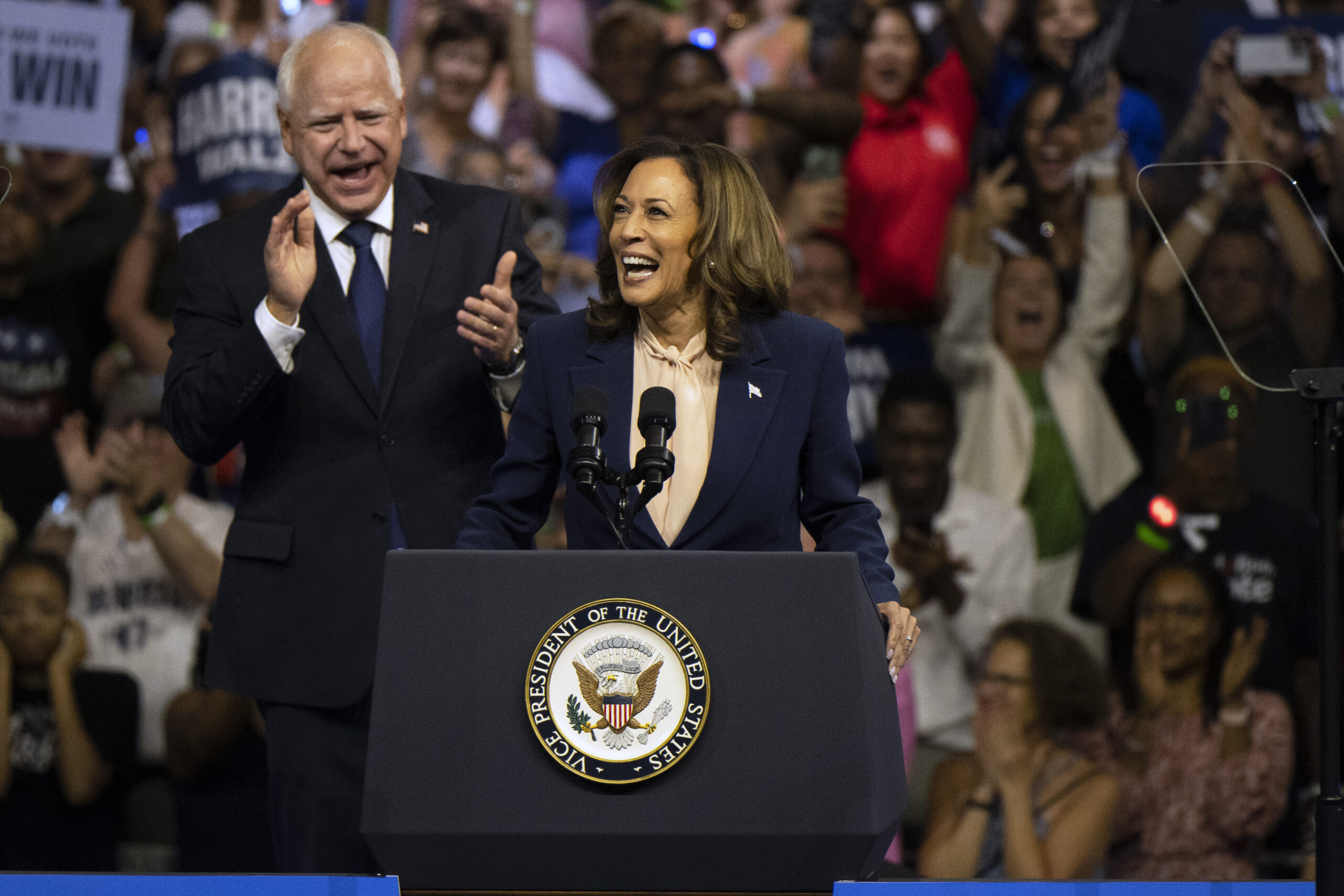 Harris, Walz schedule first joint interview since winning Democratic nomination