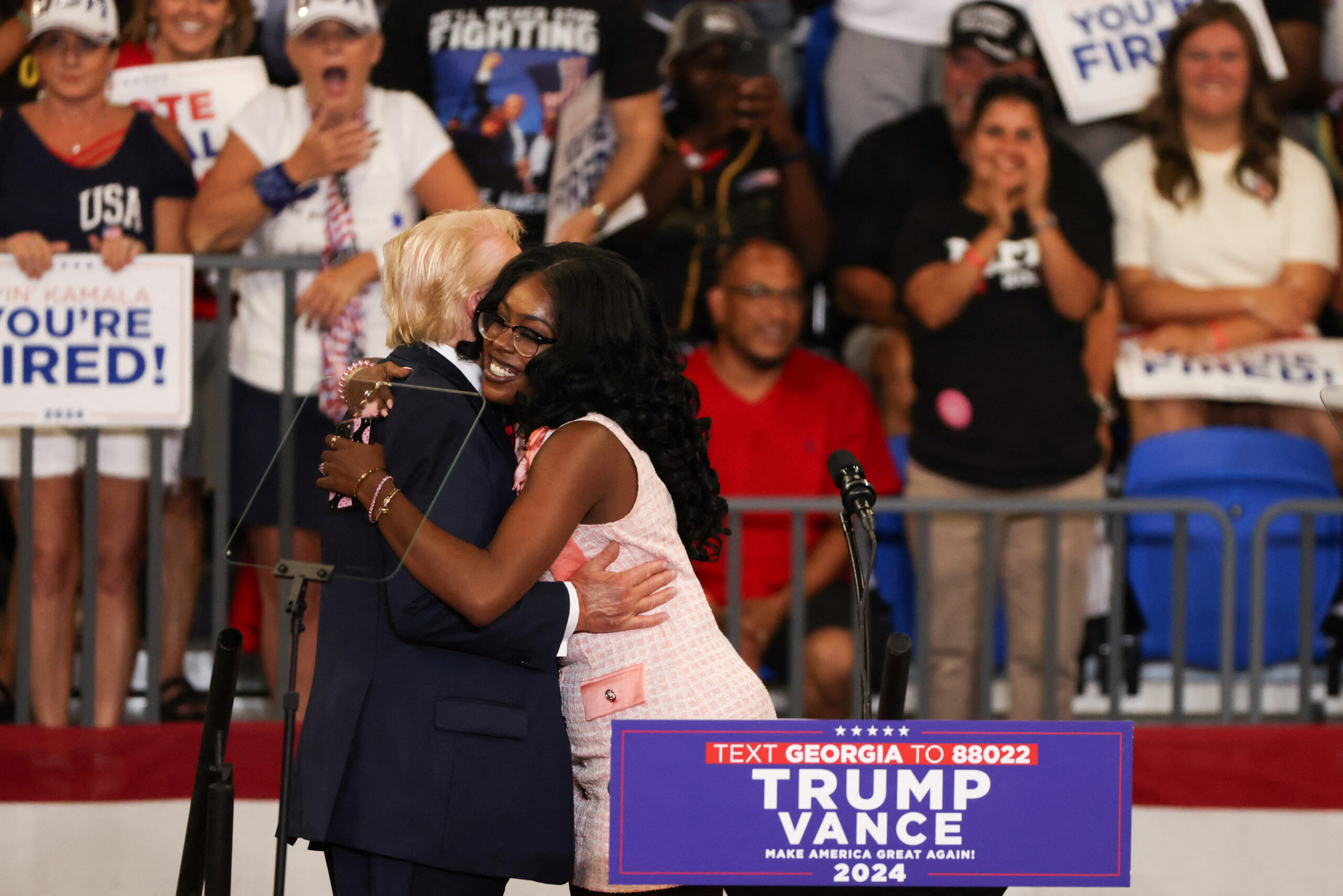 Black conservative activist steals show after introduced by ‘Big T’ Donald Trump at Atlanta rally: ‘Incredible’