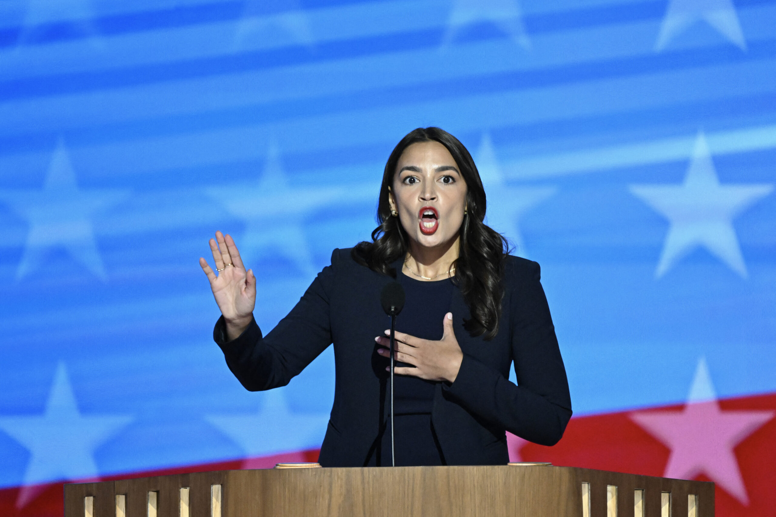 AOC thanks Harris, Walz and Biden in fiery DNC speech: ‘Kamala is for you’