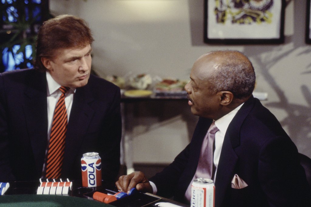 Trump reveals he almost ‘went down’ in a helicopter with Kamala Harris’ ex-lover, Willie Brown