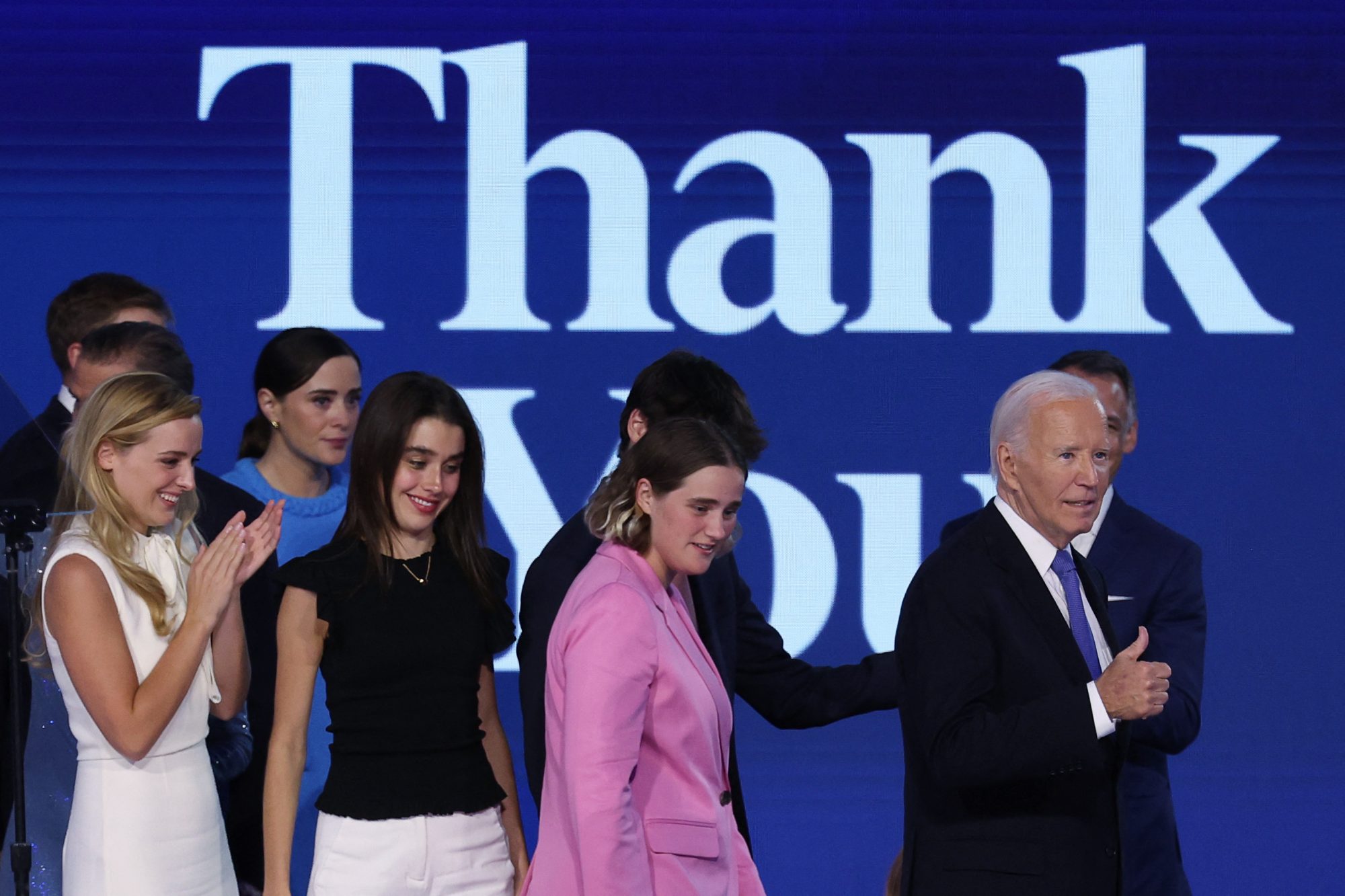 Nancy Pelosi praises Biden weeks after pushing him out of presidential race: ‘Thank you Joe’