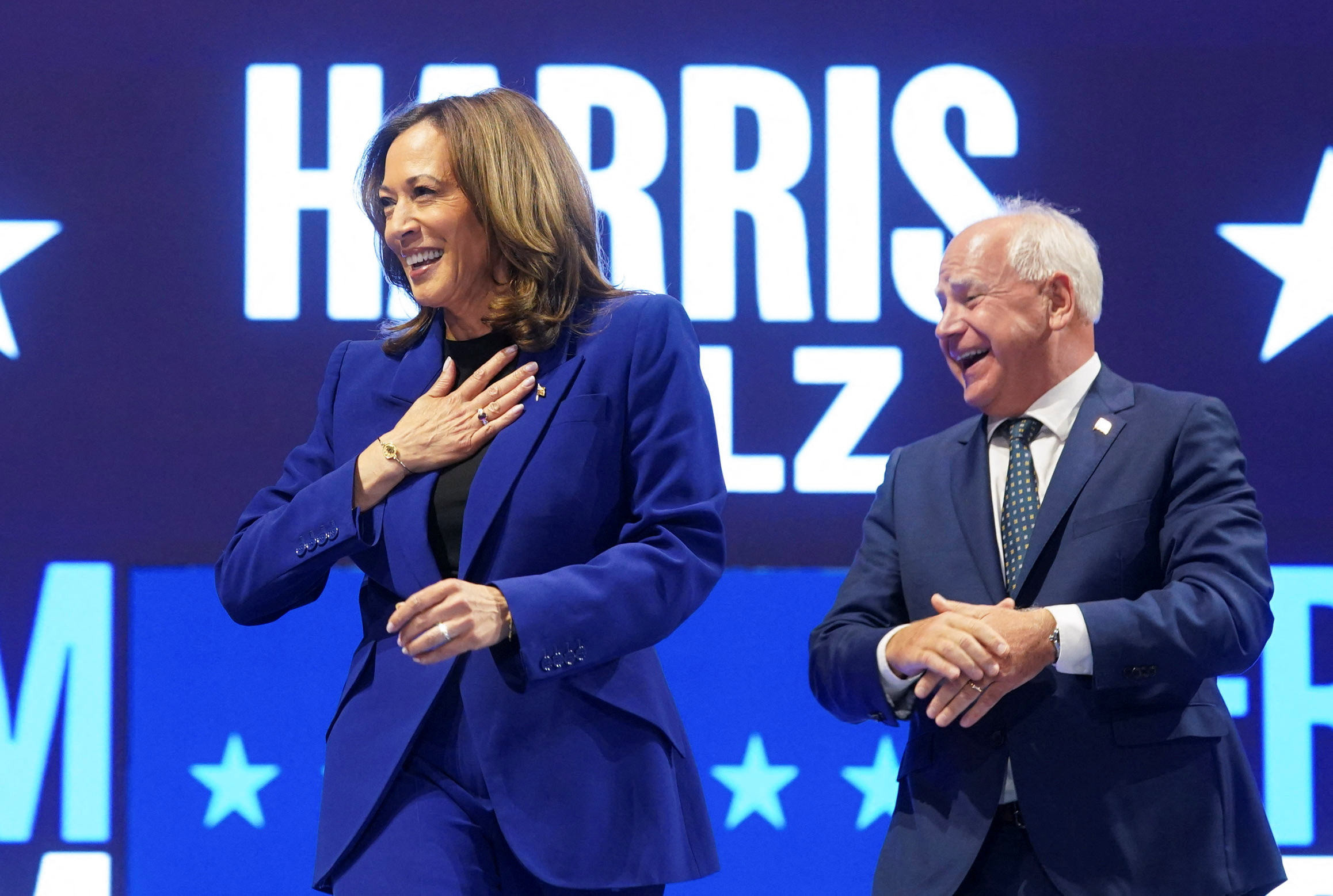 Kamala Harris and Tim Waltz to kick off Georgia bus tour, make their first joint campaign appearance