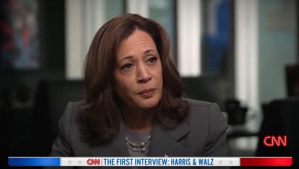 Conservatives tear apart Kamala Harris’ performance in first interview since Biden’s exist: ‘So incompetent’