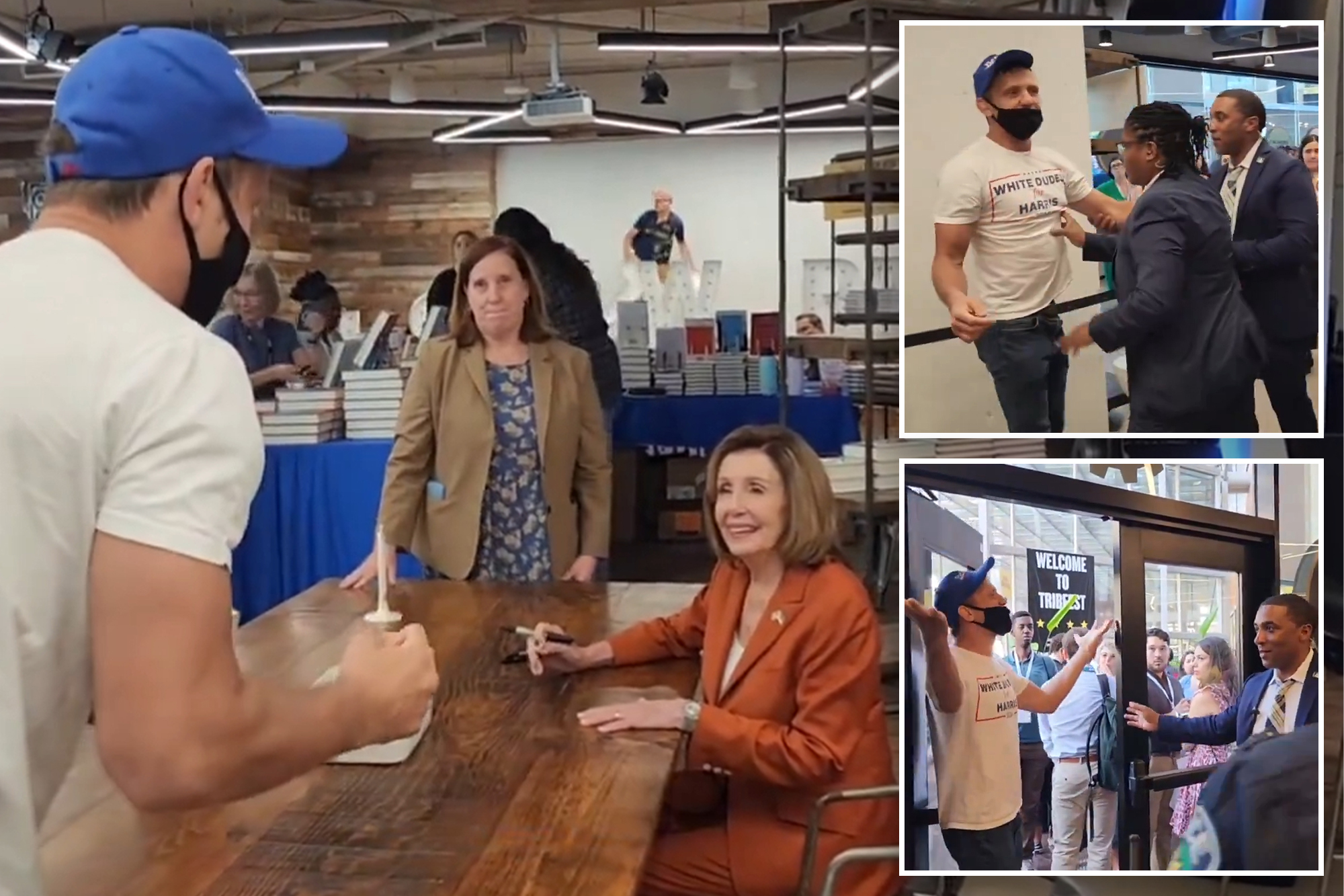 Comedian escorted away after heckling Nancy Pelosi at book signing: ‘What stocks should I buy?’