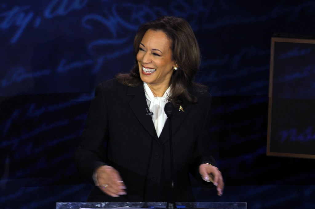 Kamala Harris’ dismissive laugh on full display in first presidential debate with Trump