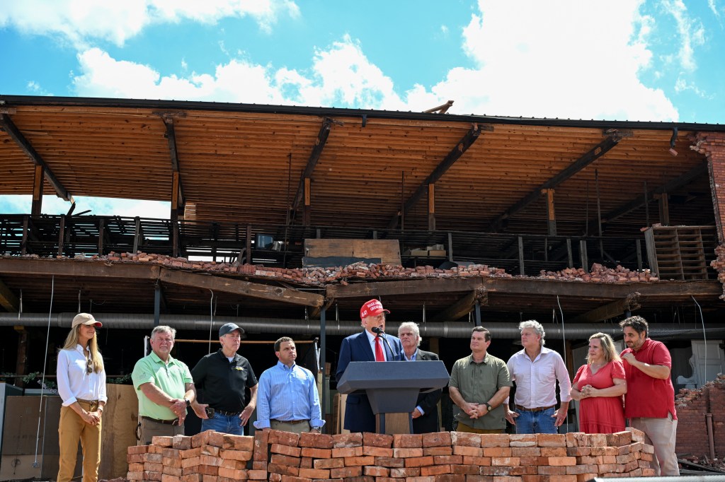 Trump brings water, other supplies to residents impacted by deadly Hurricane Helene in Georgia: ‘We love you’