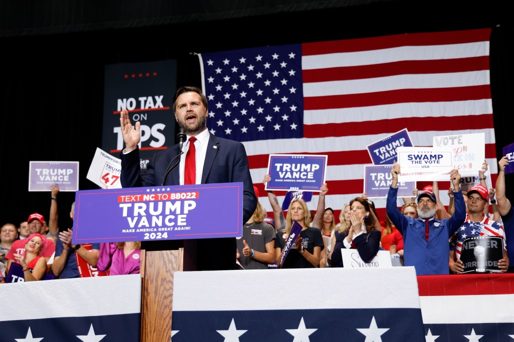 JD Vance says he doesn’t ‘have to prepare that much’ for VP debate against Tim Walz