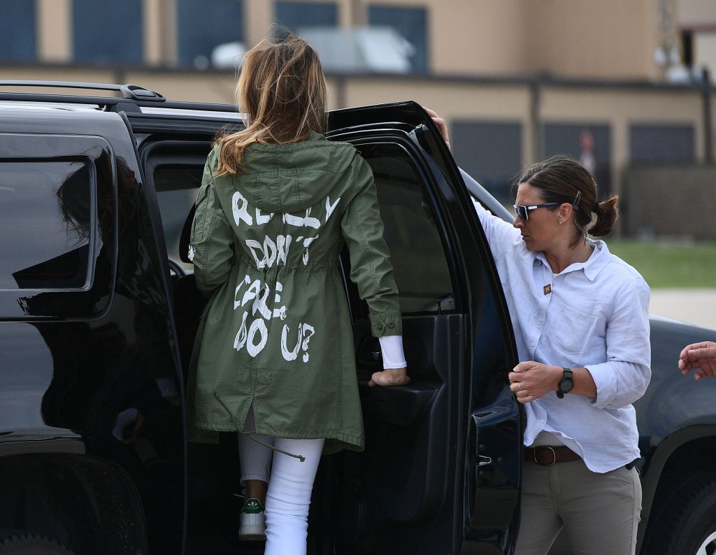 Melania Trump claims she was silenced by ex-press secretary over infamous ‘I really don’t care, do u?’ jacket: report