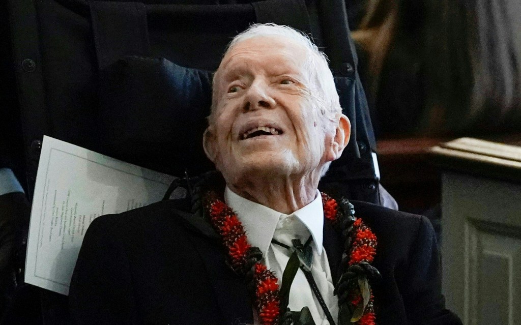 Former President Jimmy Carter, 100, casts early vote for Kamala Harris