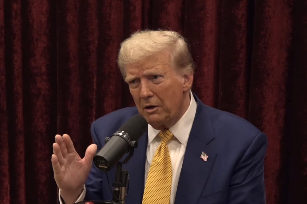 Trump tells Joe Rogan the podcaster should ‘endorse’ him: ‘You cannot be voting for Kamala’