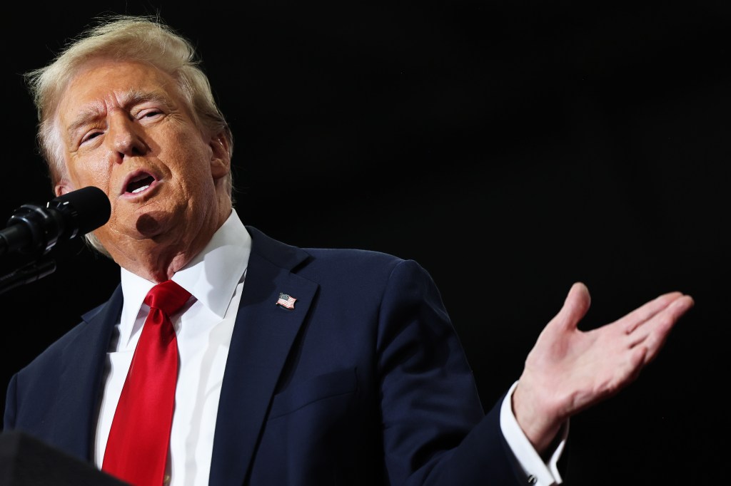 Trump predicts ‘explosion’ between Biden, Harris during Scranton rally