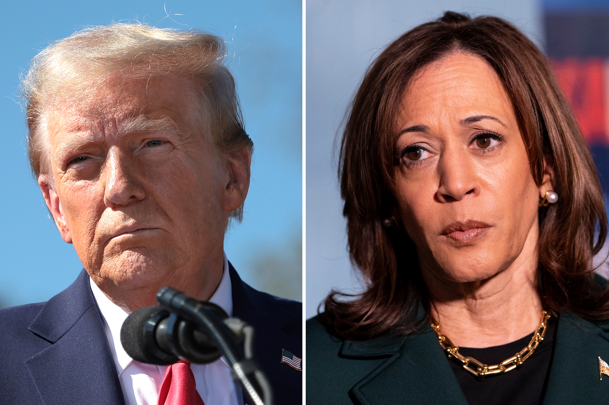 Kamala Harris and Donald Trump remain neck-and-neck in NYC suburbs, Siena poll shows