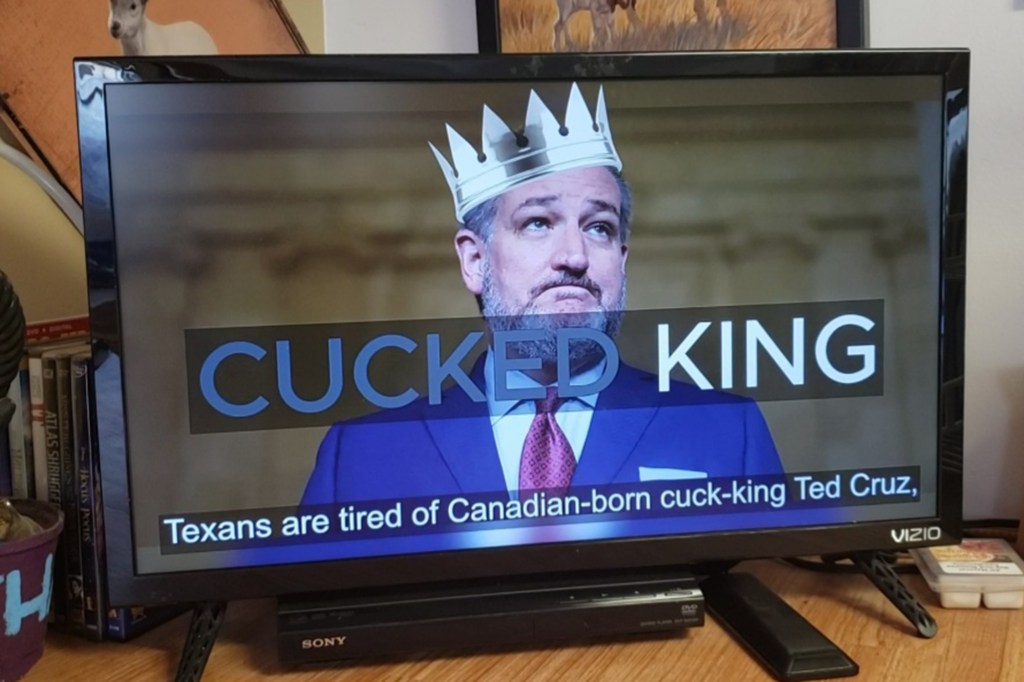 Texas Senate candidate begs super PAC to stop ‘helping’ him with ‘Cucked King’ ads against Sen. Ted Cruz