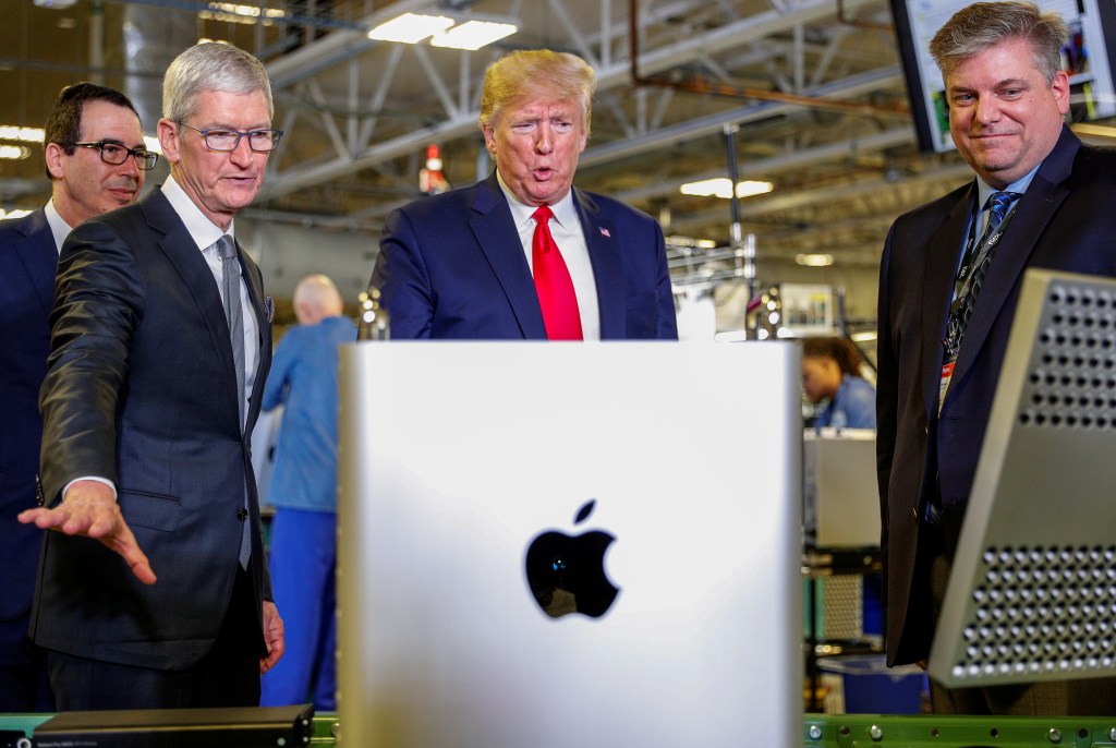 Trump says Apple’s Tim Cook called him — here were the CEO’s  concerns