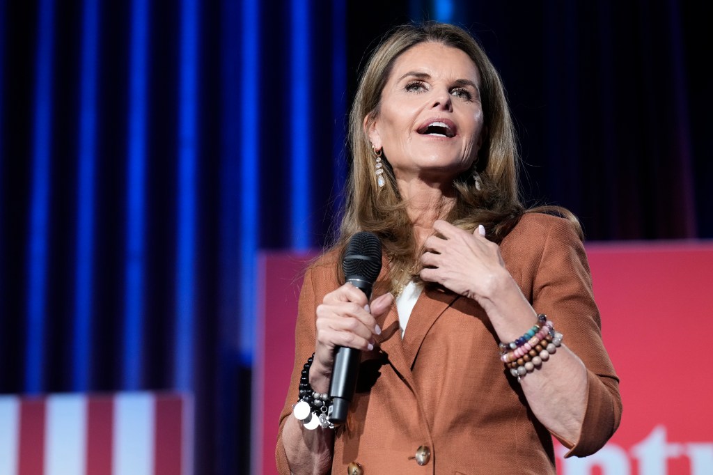 Kamala Harris town hall host Maria Shriver shuts down Michigan voter hoping to ask a question: ‘We have some pre-determined questions’