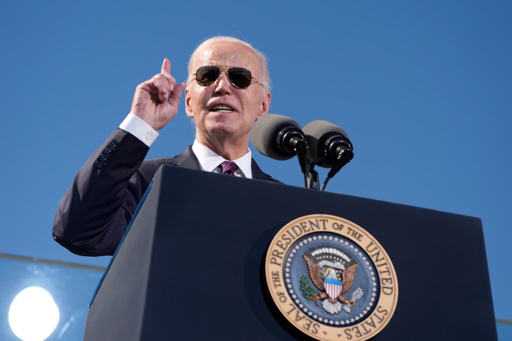 Biden heckled by anti-Israel protester during swing-state apology for tribal boarding schools