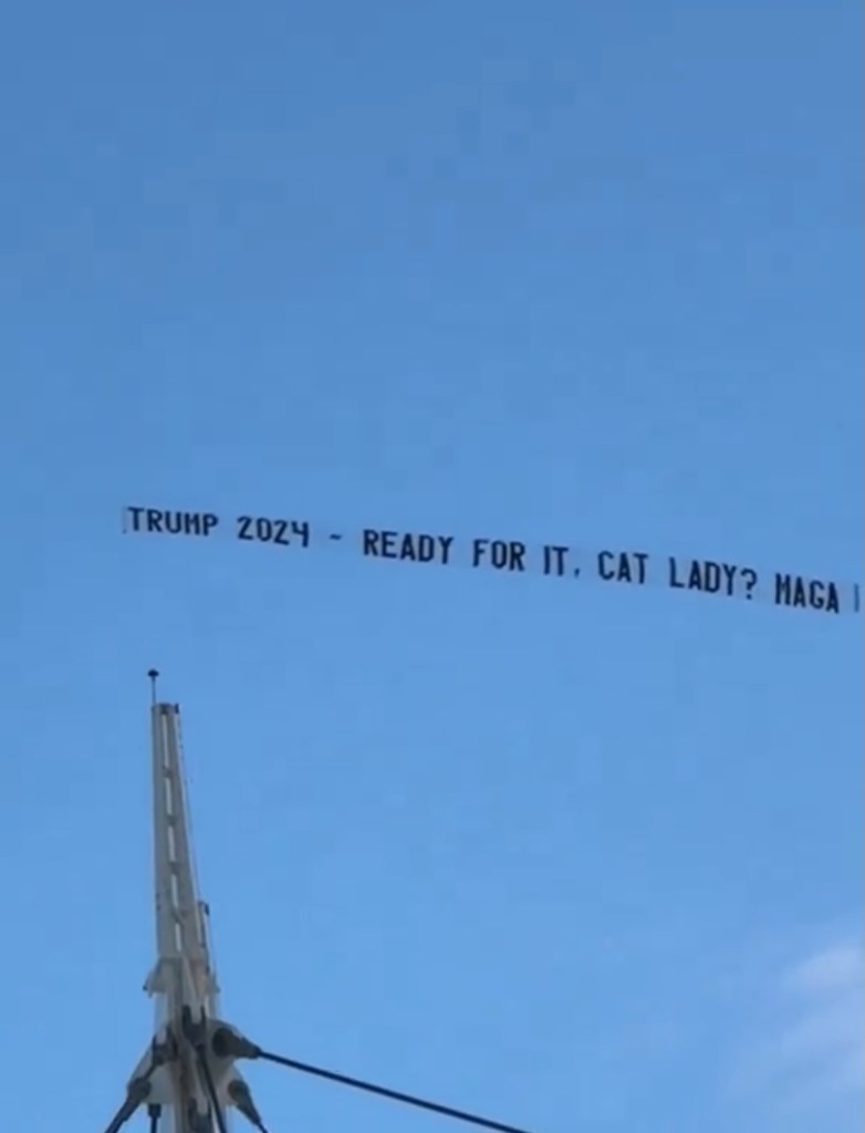 Pro-Trump plane flyover trolls Taylor Swift before Miami concert: ‘Ready For It, Cat Lady?’