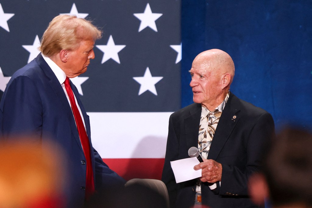 Vietnam War veteran gives Trump his Purple Heart for taking bullet in Butler: ‘You got guts’