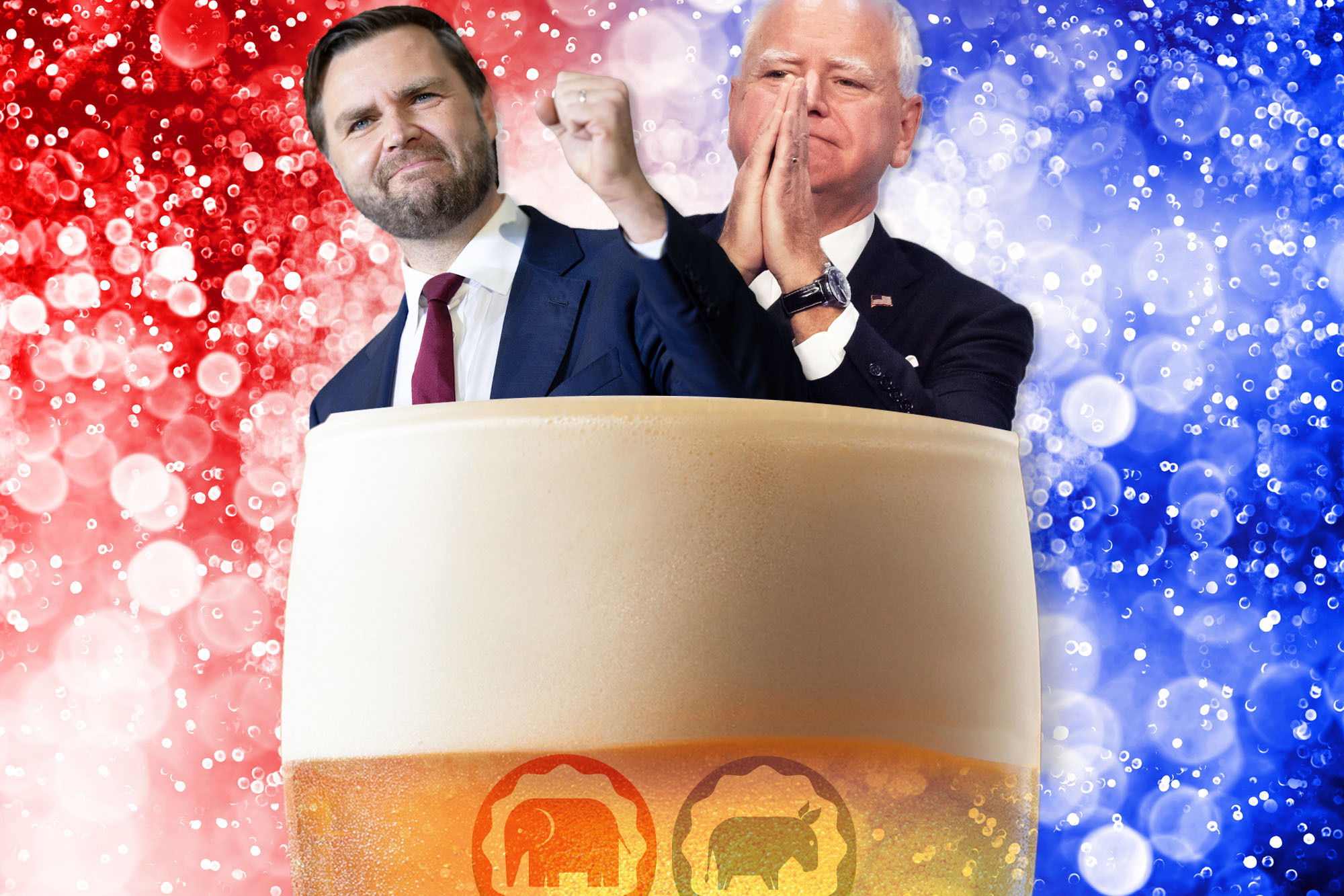 The Post’s official drinking game for the vice presidential debate between JD Vance and Tim Walz