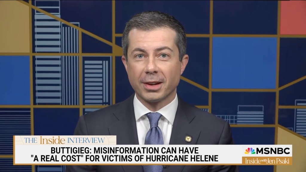 Buttigieg dishes on dust-up with Elon Musk over Hurricane Helene: ‘There was an issue with pilots’