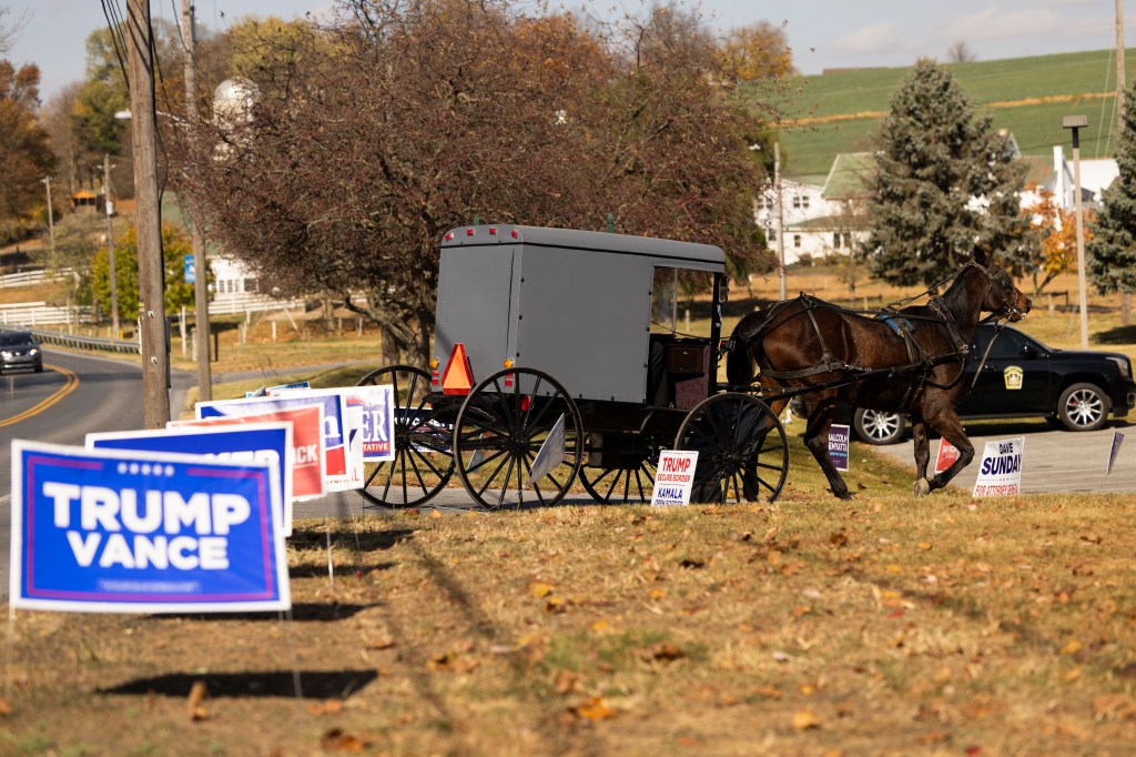 Amish turn out for Pennsylvania vote in ‘unprecedented numbers’: source