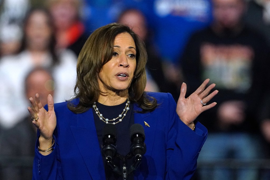 Flustered Kamala Harris spews latest word salad after protesters interrupt Nevada rally 