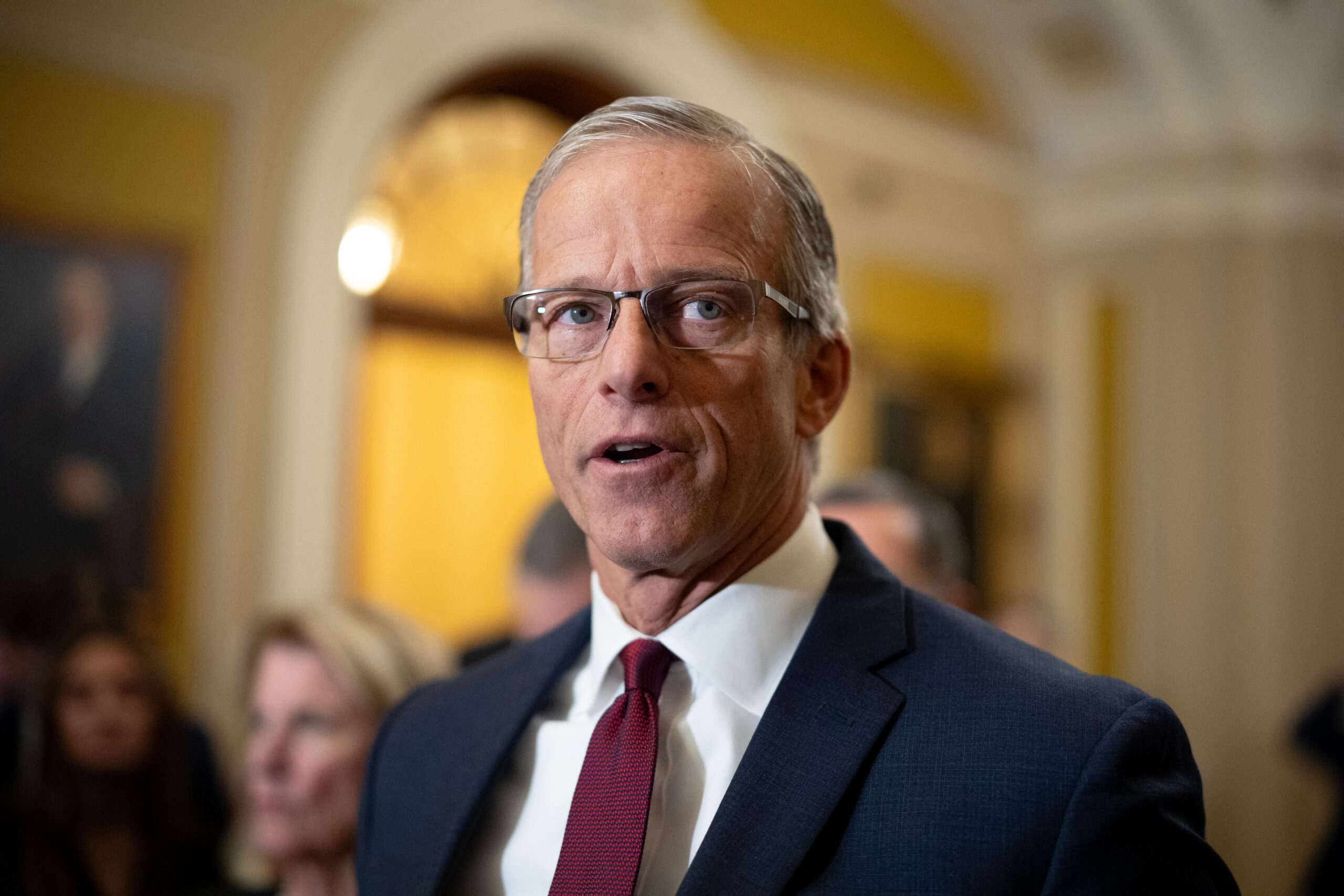 Senate Majority Leader-elect John Thune blasts Democrats for lack of Israel support