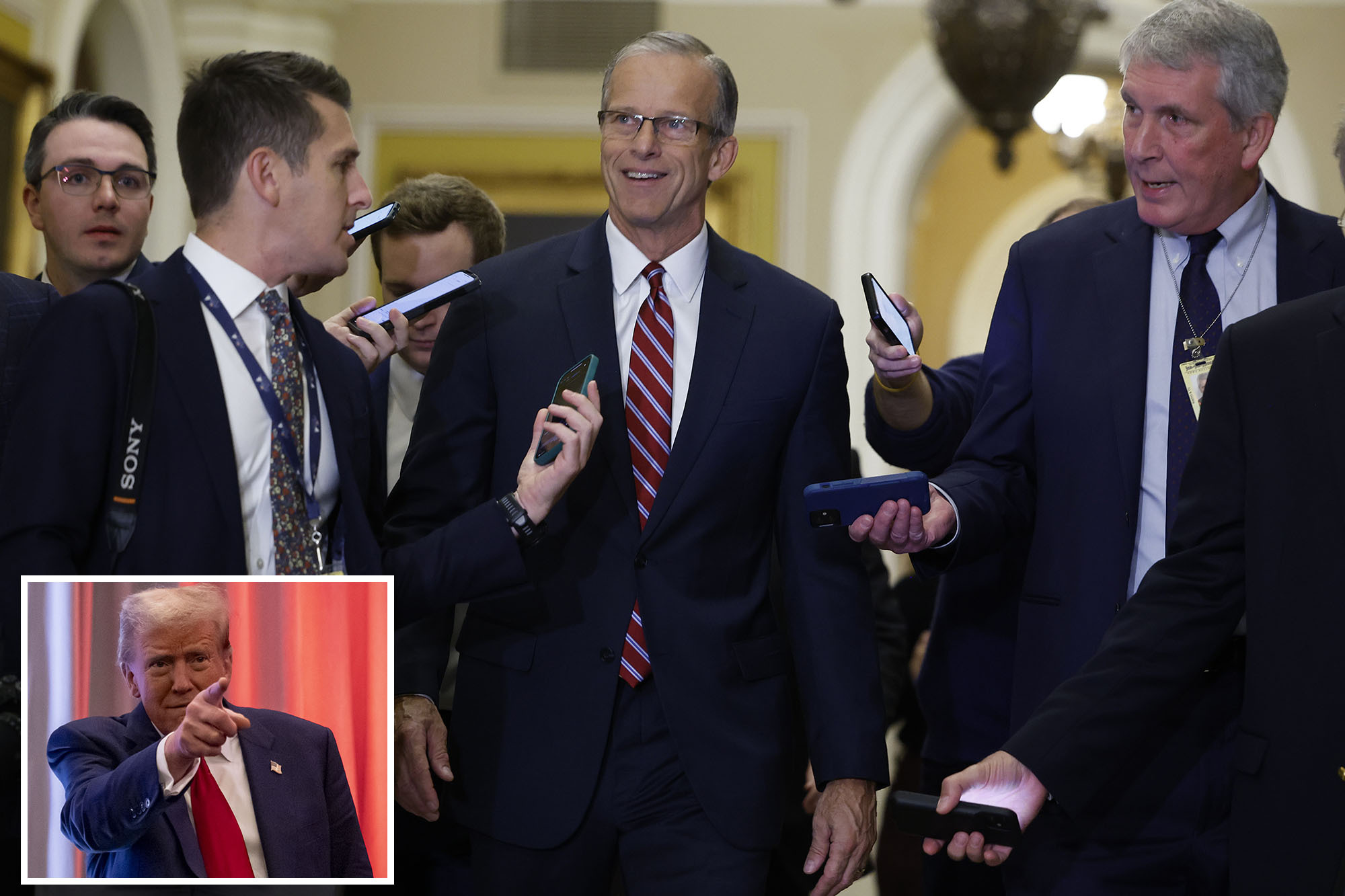 Senate Republicans elect John Thune as leader, succeeding Mitch McConnell