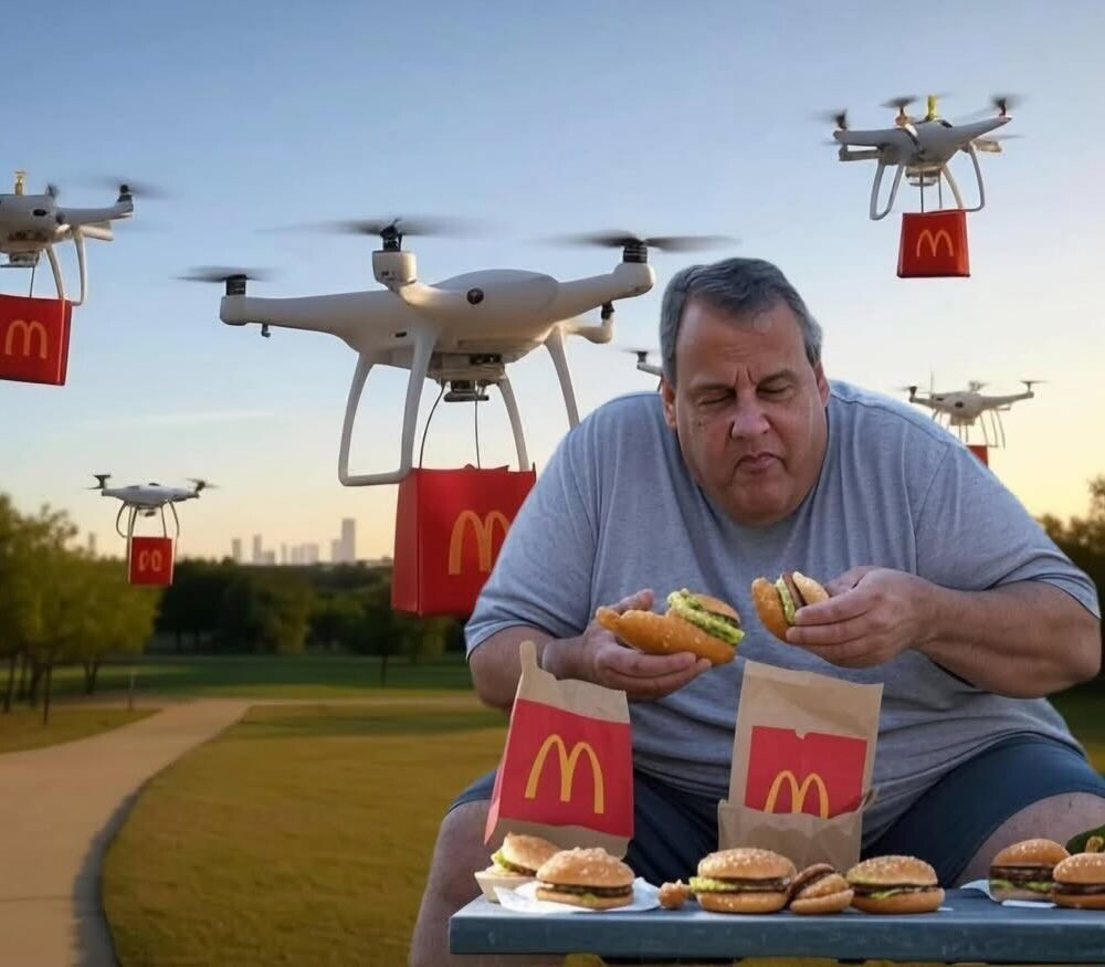 President-elect Donald Trump mocks former NJ Gov. Chris Christie with scathing AI-generated McDonald’s drones image