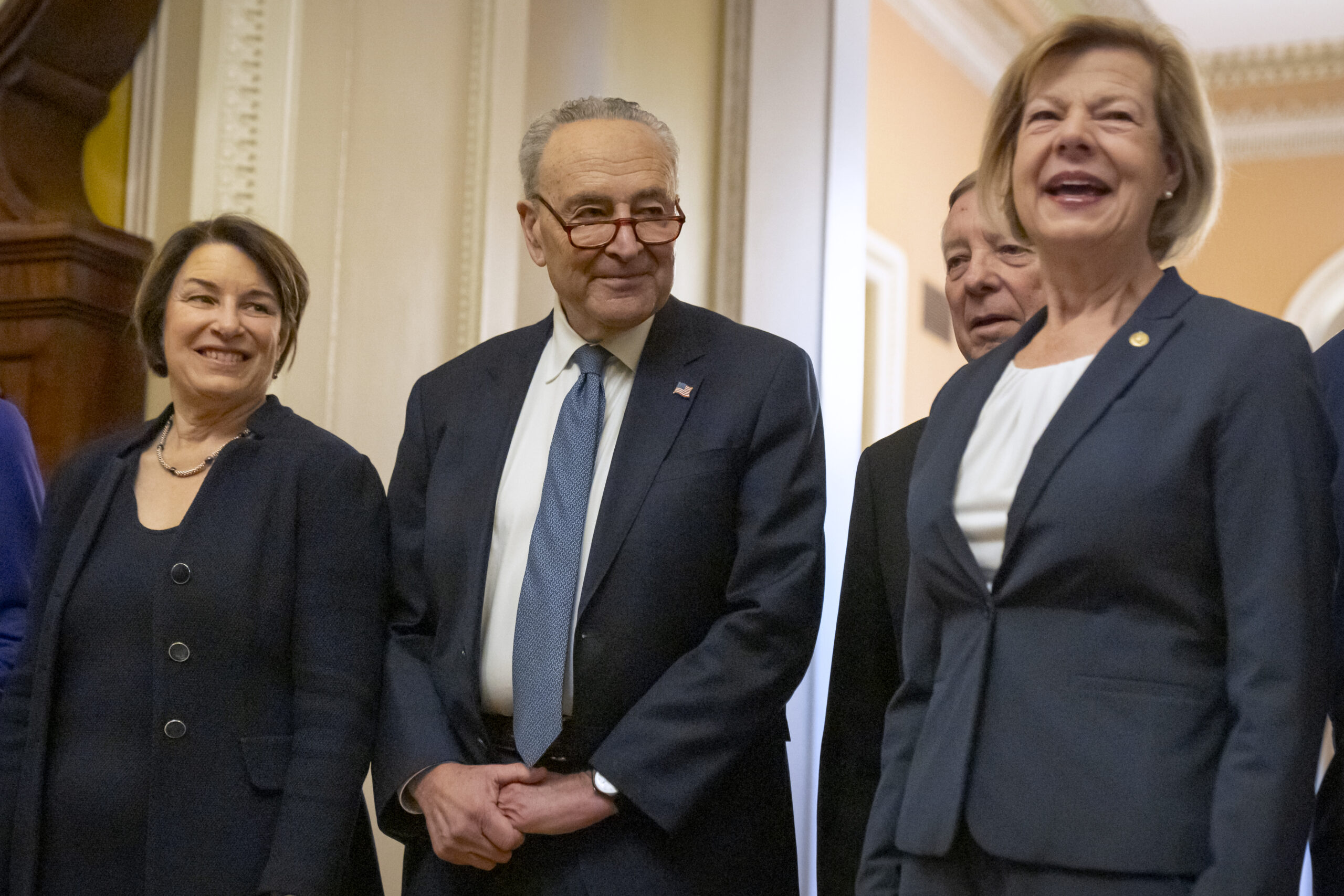 Chuck Schumer unanimously re-elected Senate Democratic leader as party loses control of upper chamber